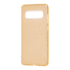 Чохол для Samsung Galaxy S10+ (G975) Shining Glitter з блискітками золотистий