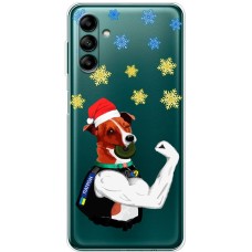Чохол для Samsung Galaxy A04S (A047) MixCase Новий рік новорічний Патрон