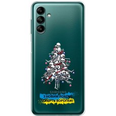 Чохол для Samsung Galaxy A04S (A047) MixCase Новий рік ялинка з оккупантів