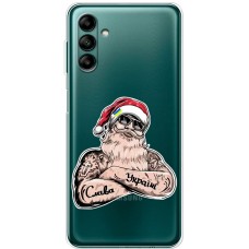 Чохол для Samsung Galaxy A04S (A047) MixCase Новий рік Санта Клаус за Україну