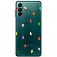 Чохол для Samsung Galaxy A04S (A047) MixCase Новий рік кольорова гірлянда