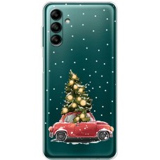 Чохол для Samsung Galaxy A04S (A047) MixCase Новий рік ялинка їде додому