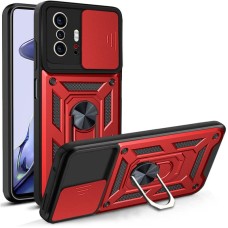 Чохол для Xiaomi 11T Serge Ring Armor ударостійкий червоний