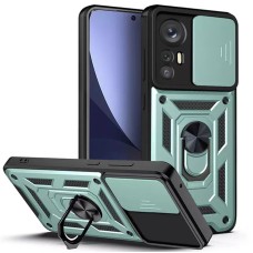 Чохол для Xiaomi 12 Lite Serge Ring Armor ударостійкий зелений