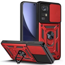Чохол для Xiaomi 12 Lite Serge Ring Armor ударостійкий червоний