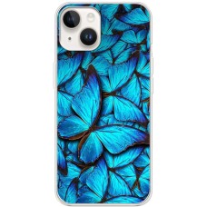 Чохол для iPhone 15 Plus MixCase метелики сині