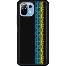 Чохол для Xiaomi Mi 11 Lite MixCase патріотичні синє-жовтий колір вишиванки