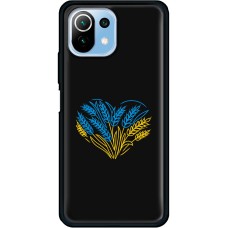 Чохол для Xiaomi Mi 11 Lite MixCase патріотичні синьо-жовта пшениця
