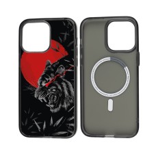 Чохол для iPhone 14 MixCase MagSafe MagSafe тигр у джунглях