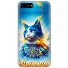 Чохол для iPhone 7 Plus / 8 Plus MixCase патріотичні кіт