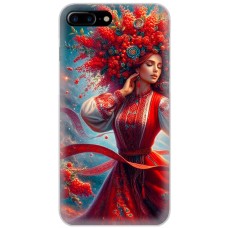 Чохол для iPhone 7 Plus / 8 Plus MixCase патріотичні жінка в червоному