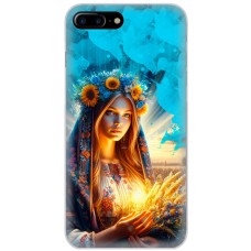 Чохол для iPhone 7 Plus / 8 Plus MixCase патріотичні україночка