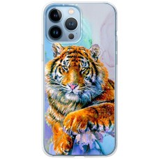 Чохол для iPhone 13 Pro MixCase звірі тигр