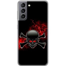 Чохол для Samsung Galaxy S21 (G991) MixCase патріотичні череп та кістки