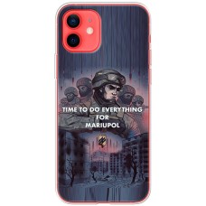 Чохол для iPhone 12 mini MixCase патріотичні військові захисники Азов