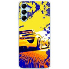 Чохол для Samsung Galaxy M14 (M146) MixCase машини жовта car дрифт