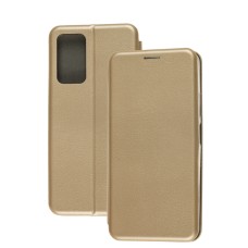 Чохол книжка Premium для Xiaomi Poco M4 Pro 5G / Note 11S 5G золотистий