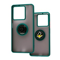 Чохол для Xiaomi  Redmi Note 13 5G LikGus Edging Ring оливковий