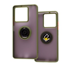 Чохол для Xiaomi Redmi Note 13 5G LikGus Edging Ring хакі