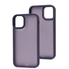 Чохол для iPhone 11 Metal Bezel фіолетовий