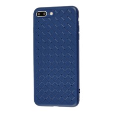 Чохол для iPhone 7 Plus / 8 Plus Weaving case синій