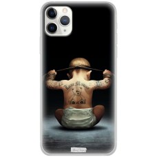 Чохол для iPhone 11 Pro Max MixCase спорт принт малюк боєць