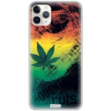 Чохол для iPhone 11 Pro Max MixCase трава листя дим