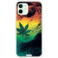 Чохол для iPhone 12 MixCase трава листя дим