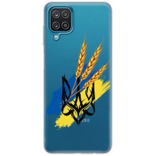 Чохол для Samsung Galaxy A12 / M12 MixCase патріотичні  герб із колосками