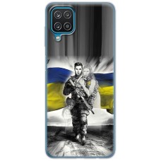 Чохол для Samsung Galaxy A12 / M12 MixCase патріотичні боєць