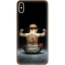 Чохол для iPhone XS Max MixCase спорт принт малюк боєць