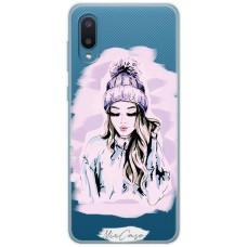 Чохол для Samsung Galaxy A02 (A022) Mixcase дівчина дизайн 6