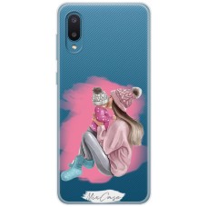 Чохол для Samsung Galaxy A02 (A022) Mixcase мама з дитиною
