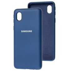 Чохол для Samsung Galaxy A01 Core (A013) Silicone Full синій