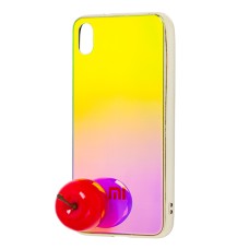 Чохол Shining для Xiaomi Redmi 7A дзеркальний зелено-блакитний