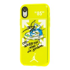 Чохол для iPhone Xr Neon print air sneakers