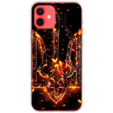 Чохол для iPhone 12 mini MixCase патріотичні розпечені герб