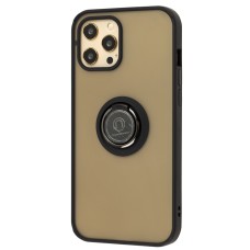 Чохол для iPhone 12 Pro Max LikGus Edging Ring чорний