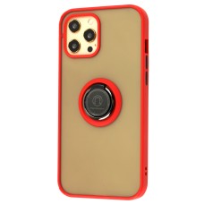 Чохол для iPhone 12 Pro Max LikGus Edging Ring червоний