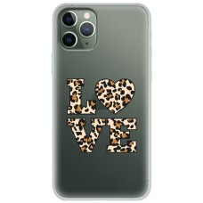 Чохол для iPhone 11 Pro Max MixCase Леопард love