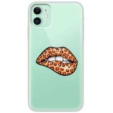 Чохол для iPhone 12 mini MixCase Леопард губи