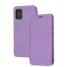 Чохол книжка Premium для Samsung Galaxy A71 (A715) світло-бузковий