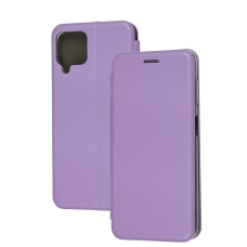 Чохол книжка Premium для Samsung Galaxy A22 (A225) світло-бузковий