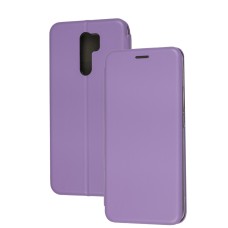 Чохол книжка Premium для Xiaomi Redmi 9 світло-бузковий