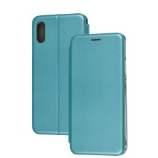 Чохол книжка Premium для Xiaomi Redmi 9A блакитний