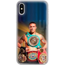 Чохол для iPhone Xs Max MixCase Вусік Oleksander чемпіонські пояси