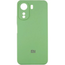 Чохол Silicone Lakshmi Full  (AAA) для Xiaomi Redmi 13C / Poco C65 М'ятний / Mint