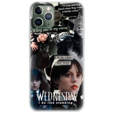 Чохол для iPhone 11 Pro Max Mixcase Венздей колаж готика