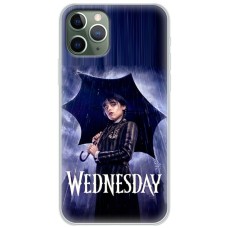 Чохол для iPhone 11 Pro Max Mixcase Венздей під парасолькою