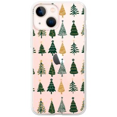 Чохол для iPhone 13 MixCase Новий рік патерн ялинки в ряд